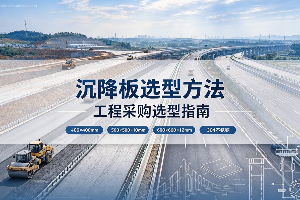 索县沉降板选择方法