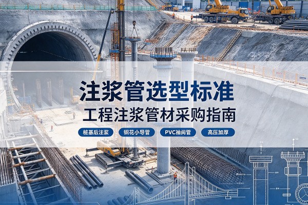 索县注浆管选型标准