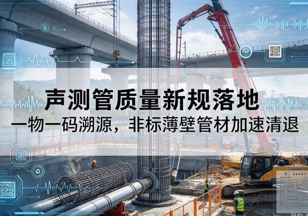 索县声测管质量新规落地，一物一码溯源，非标薄壁管材加速清退