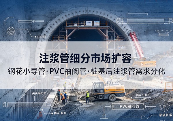 索县注浆管细分市场扩容，隧道钢花小导管、PVC 袖阀管、桩基后注浆管需求分化