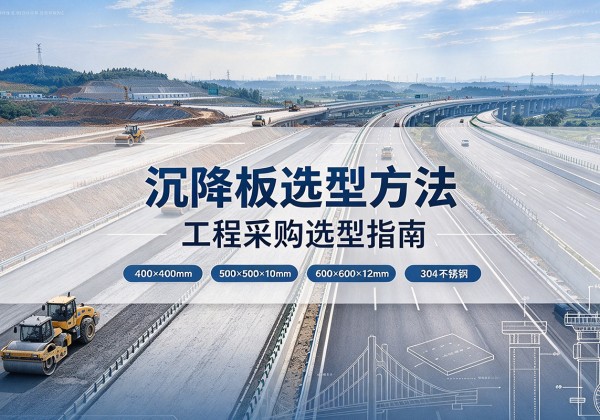 索县沉降板选择方法